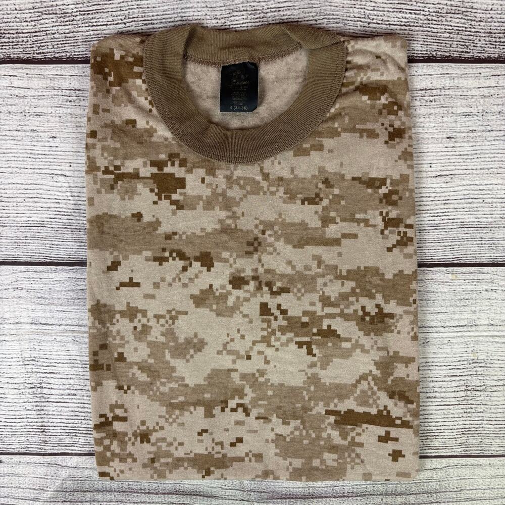 Vintage 1980s Digital Camouflage Single Stitch T-shirt
